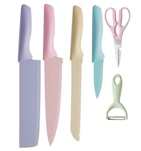 Set de 6 piezas de cuchillos de colores: Calidad y Buen Precio como Regalo