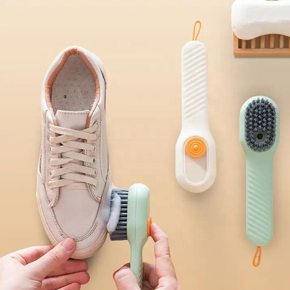 Descubre el Cepillo para Zapatos con Depósito de Jabón Líquido: ¡Tu Nuevo Superhéroe de Limpieza!