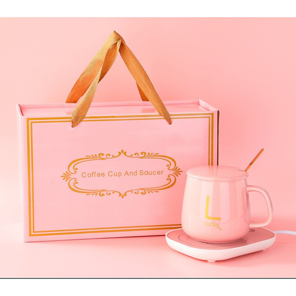 Taza de Cerámica con Base Calentadora: El Regalo Perfecto para Amantes del Café y el Té