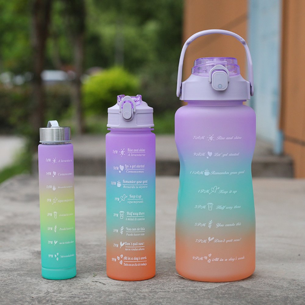 Pack de 3 Botellas de Agua Motivacional: Un Regalo Perfecto