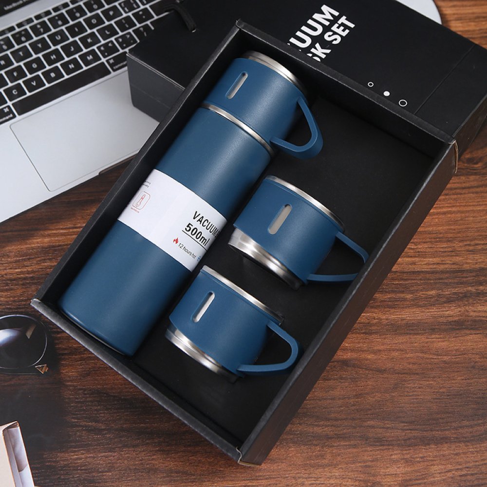 Mini Set de Termo Térmico: 3 Tazas de Acero Inoxidable de Calidad a Buen Precio