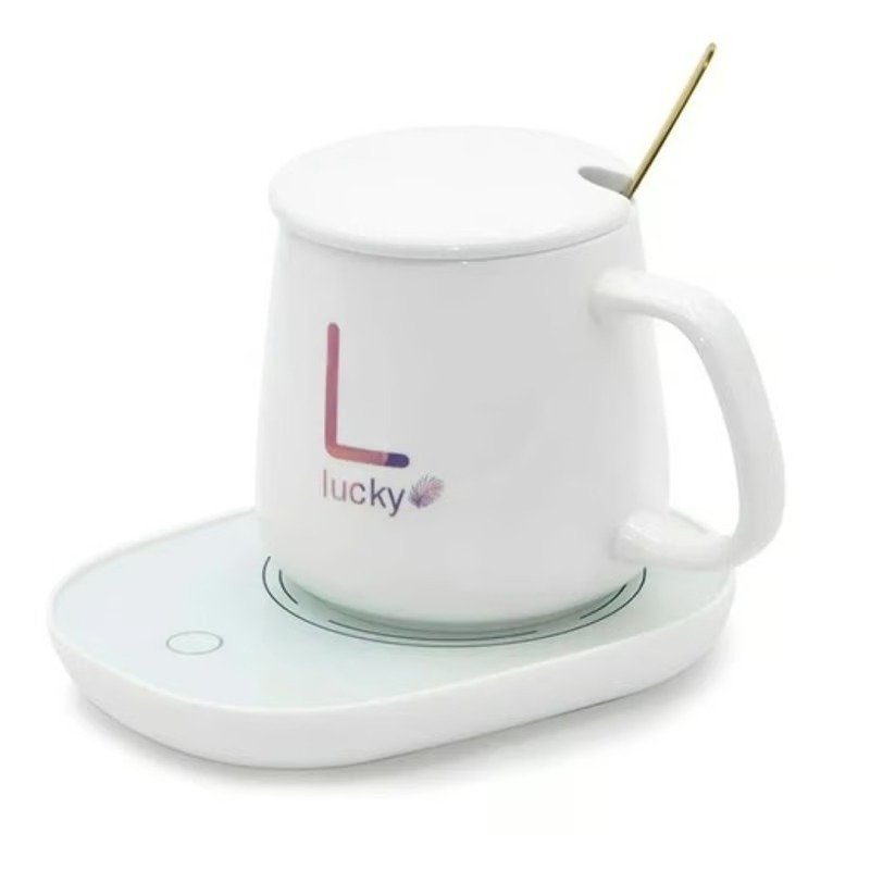 Taza de Cerámica con Base Calentadora: El Regalo Perfecto para Amantes del Café y el Té